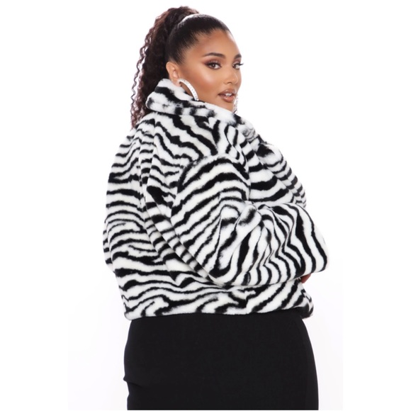 Herd About It Faux Fur Jacket - Fashion Nova (2X) - Picture 2 of 5